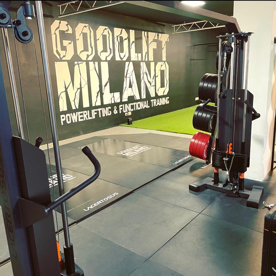 sala pesi palestra Goodlift Milano